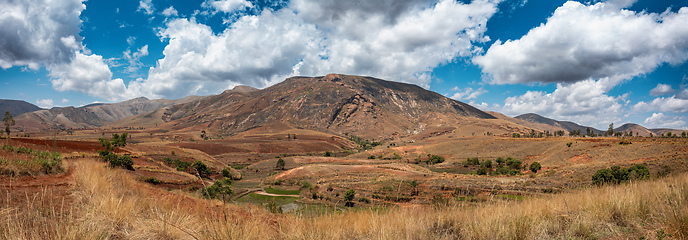 Image showing Devastated central Madagascar landscape - Mandoto, Vakinankaratra Madagascar