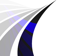 Image showing Abstract Swoosh Layout
