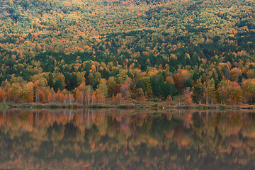 Image showing Autumn reflections lake