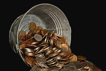 Image showing Bucket Of Money
