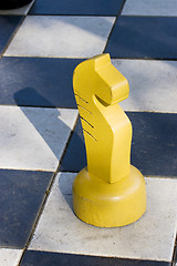 Image showing outdoor big chess