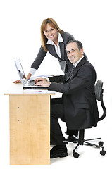 Image showing Business team on white background