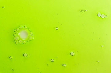 Image showing Abstract background with green liquid