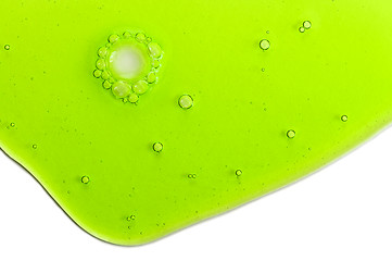 Image showing Abstract background with green liquid