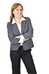 Image showing Businesswoman on white background