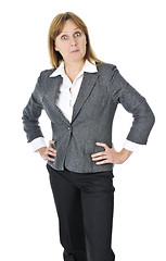 Image showing Businesswoman on white background