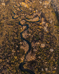 Image showing autumn landscape with river.