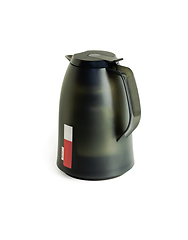 Image showing Dark green thermos.