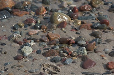 Image showing BEACH PEBBLES