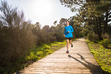 Image showing Young man running