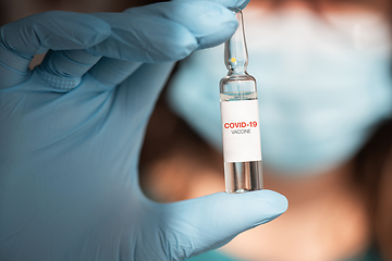 Image showing Coronavirus vaccine concept