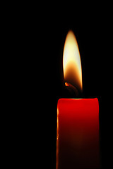 Image showing Red candle