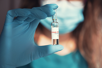 Image showing Coronavirus vaccine concept