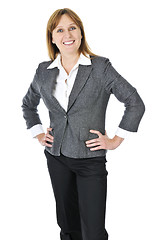 Image showing Businesswoman on white background