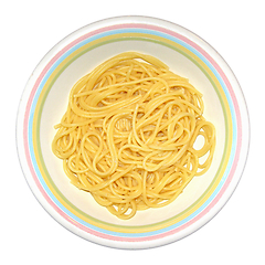 Image showing Spaghetti pasta isolated over white