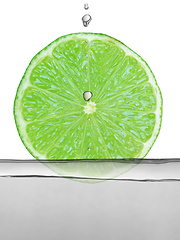 Image showing Cocktail with lime