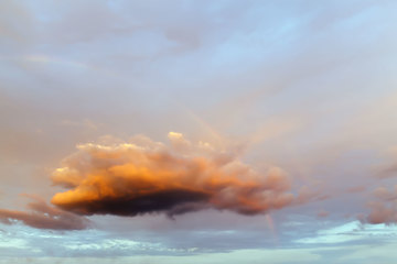 Image showing grandiose majestic cloudy sky