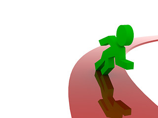 Image showing Runner and way