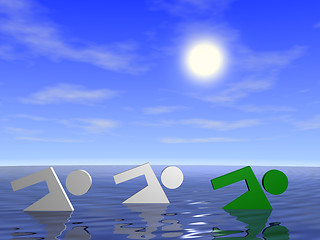 Image showing Swimmer 3d