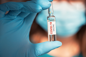 Image showing Coronavirus vaccine concept