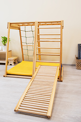 Image showing Montessori wood stairs