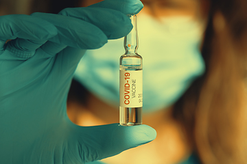Image showing Coronavirus vaccine concept