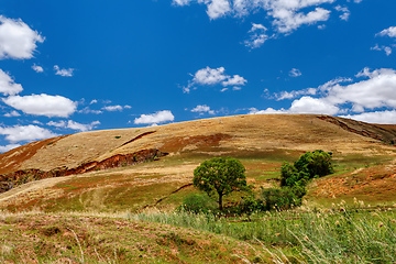 Image showing Devastated central Madagascar landscape - Mahajanga Province Madagascar