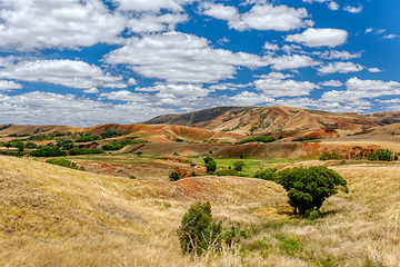 Image showing Devastated central Madagascar landscape - Mahajanga Province Madagascar