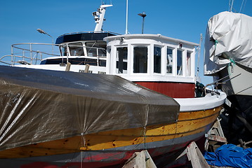 Image showing Boat storage