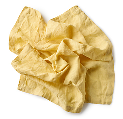 Image showing crumpled cotton napkin