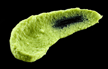 Image showing green vegetable puree