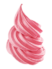 Image showing pink fruit ice cream