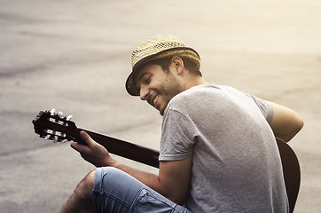 Image showing Guitarist