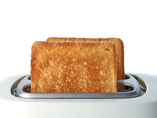 Image showing toasted bread slices