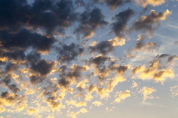 Image showing landscape in nature during sunset