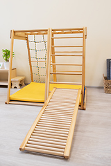 Image showing Montessori wood stairs