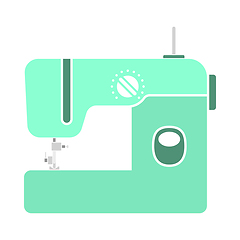 Image showing Modern Sewing Machine Icon