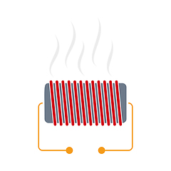 Image showing Electrical Heater Icon