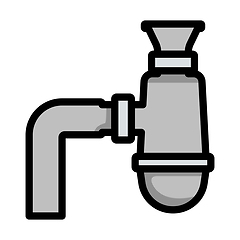 Image showing Bathroom Siphon Icon