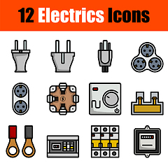 Image showing Electrics Icon Set