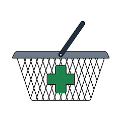 Image showing Pharmacy Shopping Cart Icon