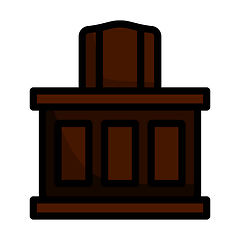 Image showing Judge Table Icon