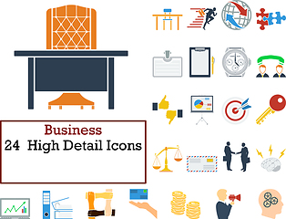 Image showing Business Icon Set