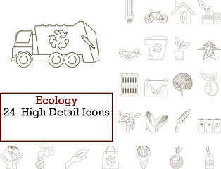 Image showing Ecology Icon Set