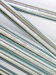 Image showing Close up of screw thread