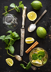 Image showing Mojito ingredients