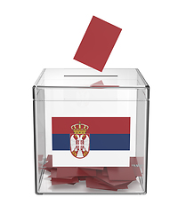 Image showing Concept image for elections in Serbia