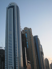 Image showing Skyscrapers in Dubai