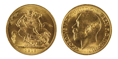 Image showing Gold Sovereign