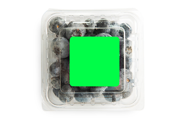 Image showing Blueberry in plastic bag